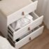 Ivory – Lyxig sminkbord med fällbar spegel - Bild 5